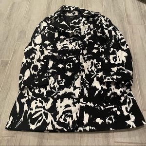 INC blazer trench coat jacket
